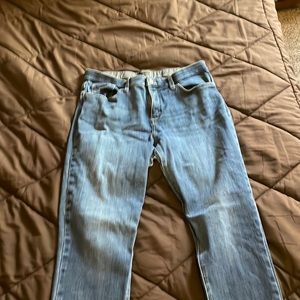Dark denim jeans